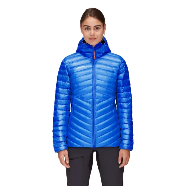 Mammut Broad Peak In Hooded Ws Glacier Blue Geaca Puf Alpinism Femei