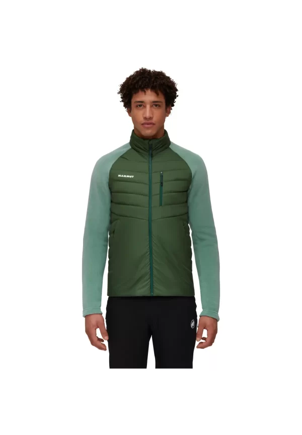 Mammut Innominata Hybrid Dark Jade Bluza Midlayer Drumetie Barbati - imagine 2