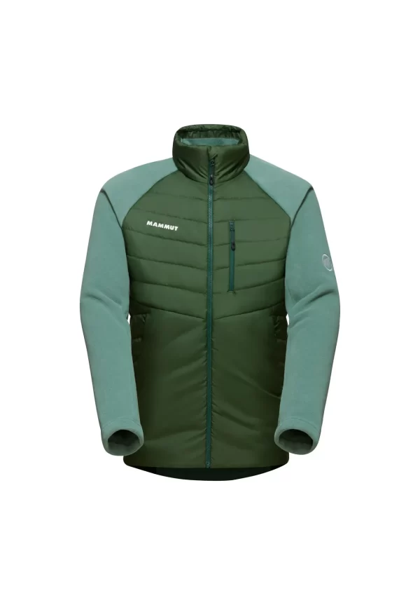Mammut Innominata Hybrid Dark Jade Bluza Midlayer Drumetie Barbati
