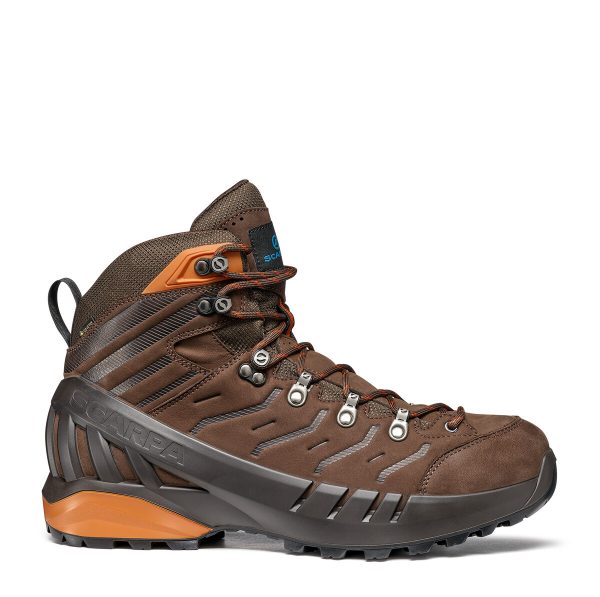 Scarpa Cyclone Gore-Tex Brown Rust Ghete Drumetie Barbati - imagine 2