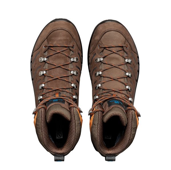 Scarpa Cyclone Gore-Tex Brown Rust Ghete Drumetie Barbati - imagine 6