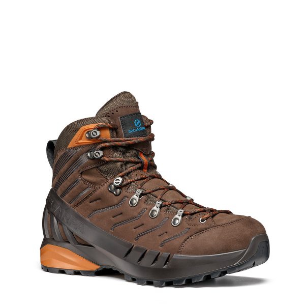 Scarpa Cyclone Gore-Tex Brown Rust Ghete Drumetie Barbati
