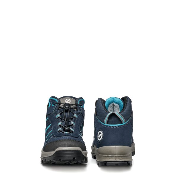 Scarpa Mistral Kid Gore-Tex Navy Turquoise Ghete Drumetie Copii - imagine 4