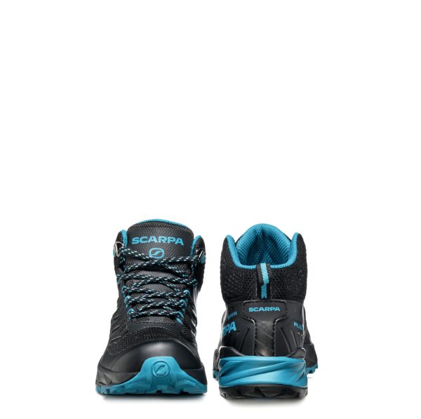 Scarpa Rush Mid Kid Gore-Tex Black Ottanio Ghete Drumetie Copii - imagine 4