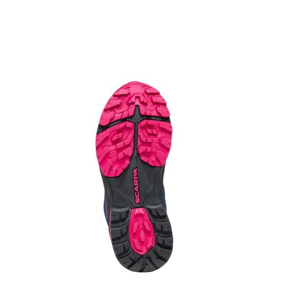 Scarpa Rush Mid Kid Gore-Tex Blue Fluxia Ghete Drumetie Copii - imagine 5