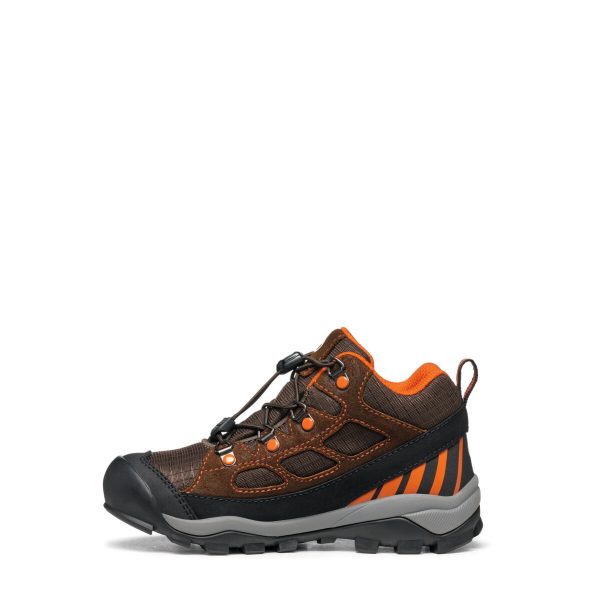 Scarpa Neutron Mid S Kid Gore-Tex Dark Brown Orange Ghete Drumetie Copii - imagine 3