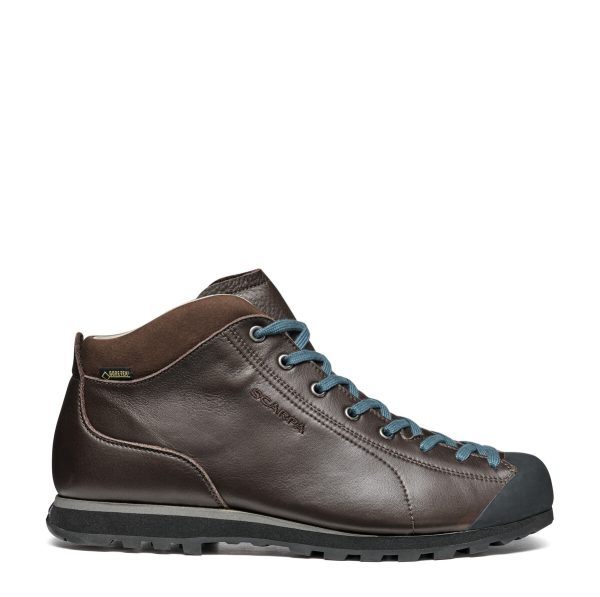 Scarpa Mojito Basic Mid Gore-Tex Dark Brown Ghete Lifestyle Barbati - imagine 2