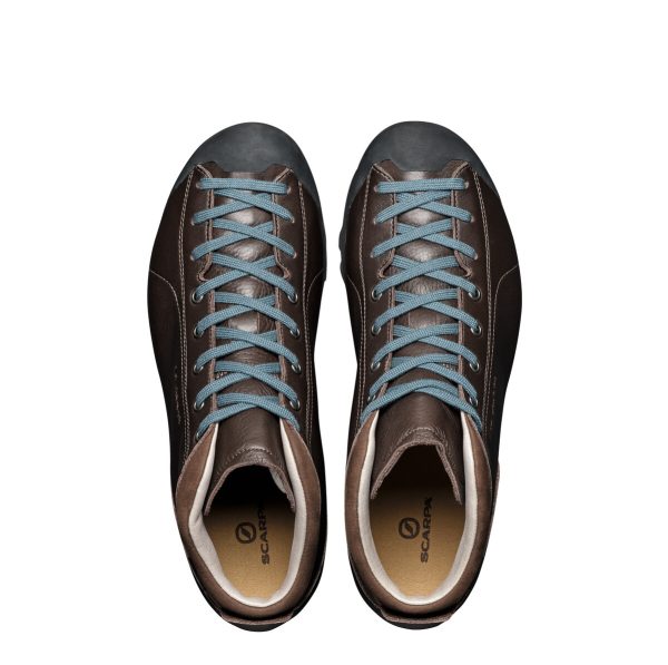 Scarpa Mojito Basic Mid Gore-Tex Dark Brown Ghete Lifestyle Barbati - imagine 5