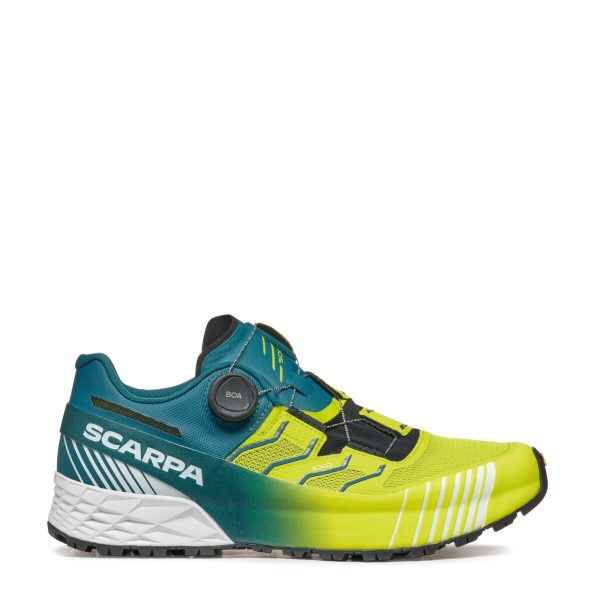 Scarpa Ribelle Run Kalibra Ht Lime Green Deep Lagoon Pantofi Alergare Montana Barbati - imagine 2
