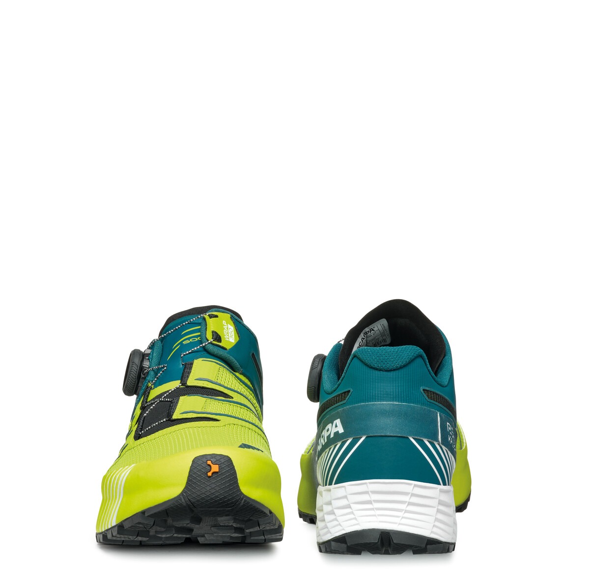 Scarpa Ribelle Run Kalibra Ht Lime Green Deep Lagoon Pantofi Alergare Montana Barbati - imagine 4