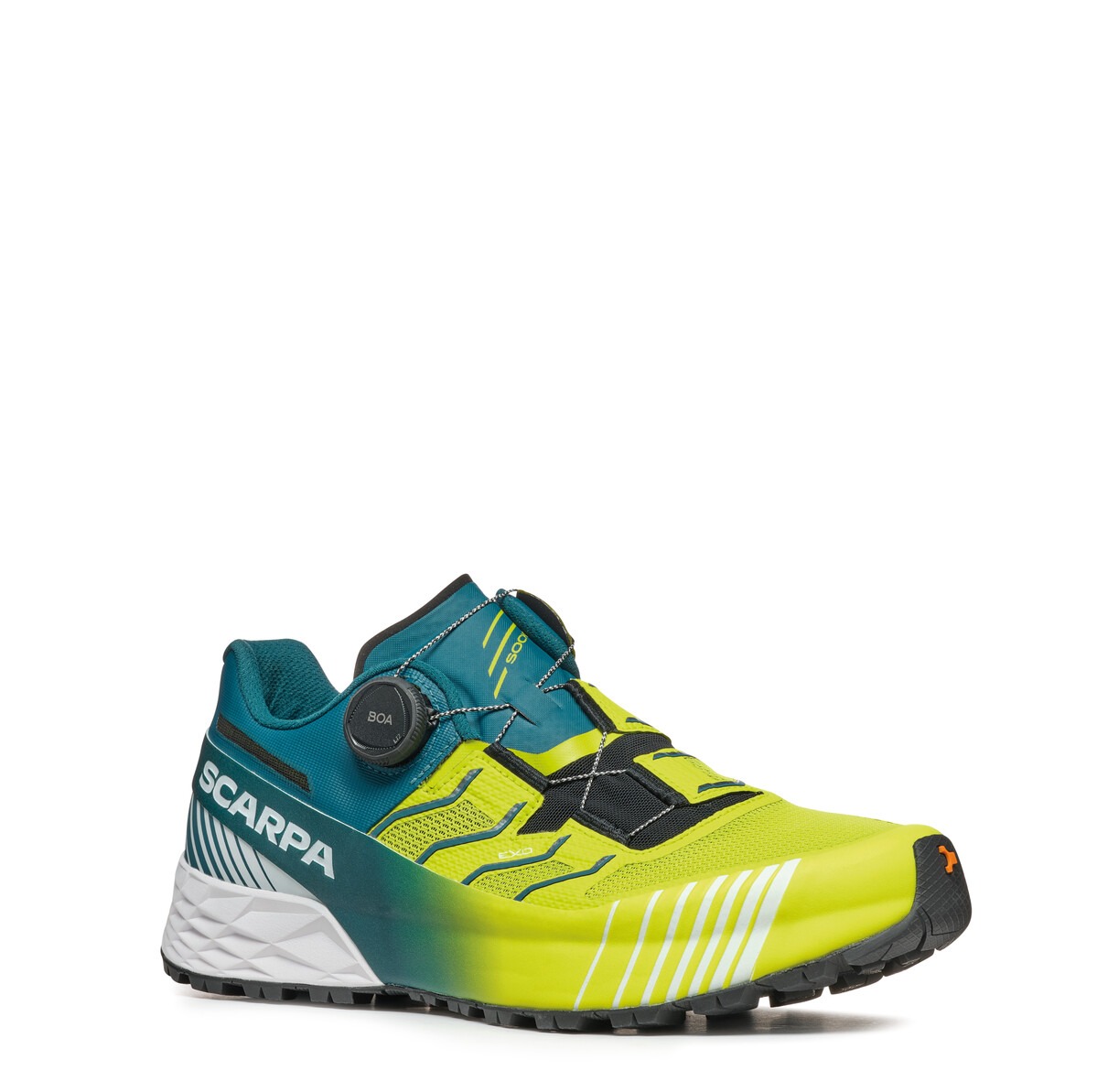 Scarpa Ribelle Run Kalibra Ht Lime Green Deep Lagoon Pantofi Alergare Montana Barbati