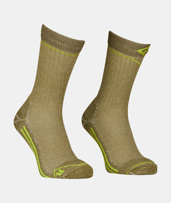 Ortovox Hike Classic Mid Green Moss Sosete Merino Drumetie Barbati