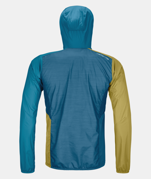 Ortovox Windbreaker Petrol Blue Geaca Drumetie Barbati - imagine 2