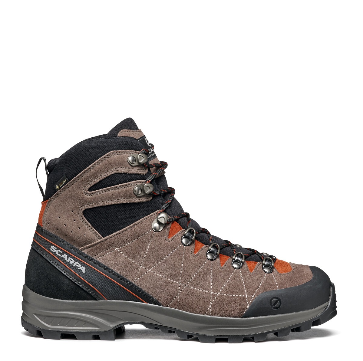 Scarpa R-Evolution Gore-Tex Cigar Rust Bocanci Drumetie Barbati - imagine 3