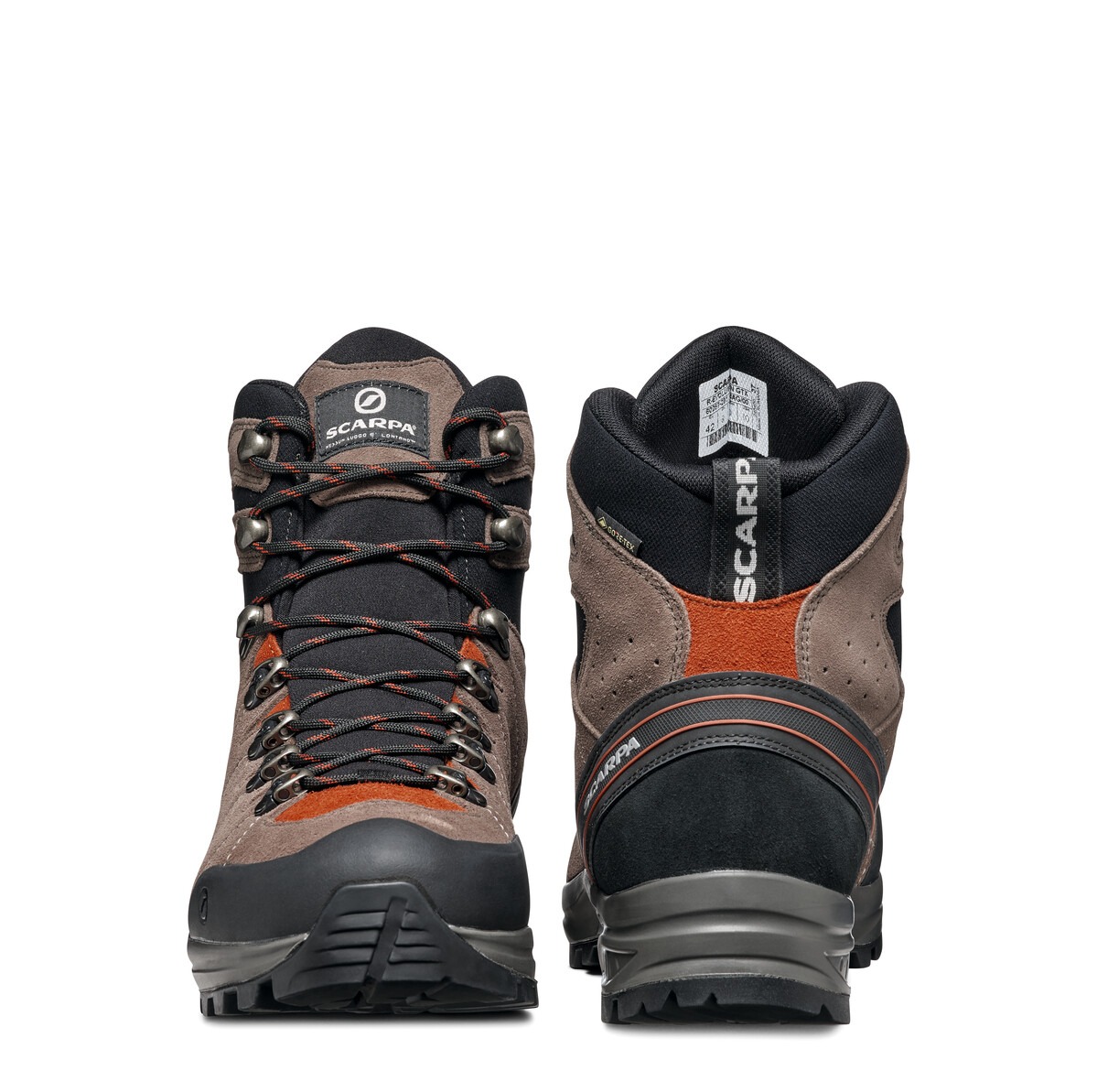 Scarpa R-Evolution Gore-Tex Cigar Rust Bocanci Drumetie Barbati - imagine 5