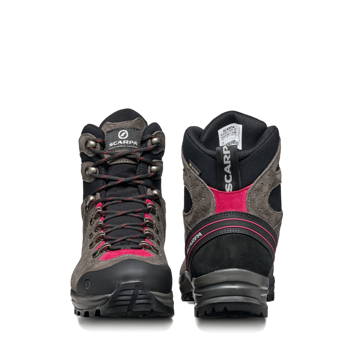 Scarpa R-Evolution Gore-Tex Wmn Titanium Cherry Bocanci Drumetie Femei - imagine 5