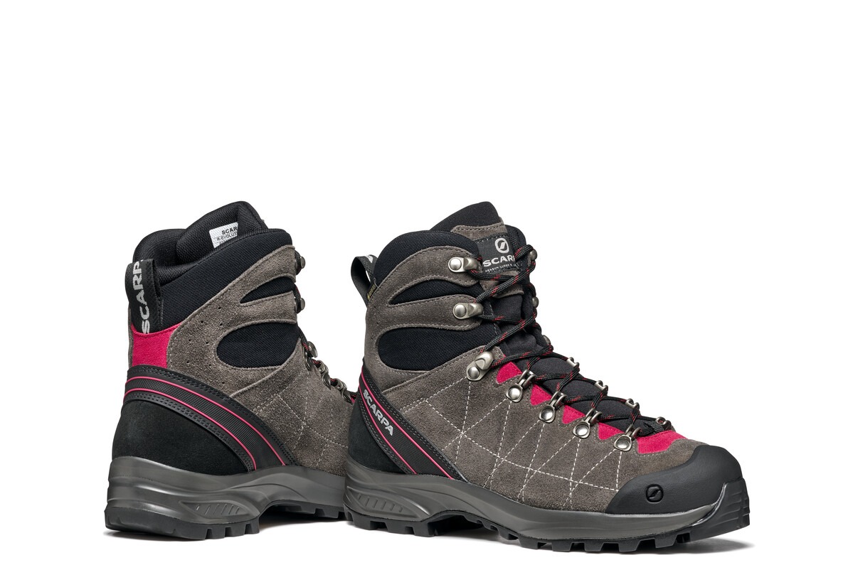 Scarpa R-Evolution Gore-Tex Wmn Titanium Cherry Bocanci Drumetie Femei - imagine 7