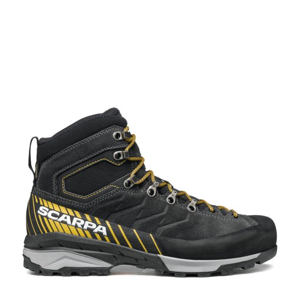 Scarpa Mescalito Trk Gore-Tex Dark Anthracite Mustard Bocanci Drumetie Barbati - imagine 3