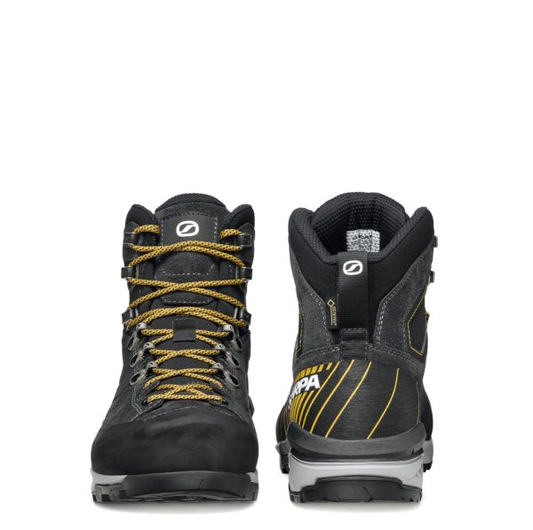 Scarpa Mescalito Trk Gore-Tex Dark Anthracite Mustard Bocanci Drumetie Barbati - imagine 5