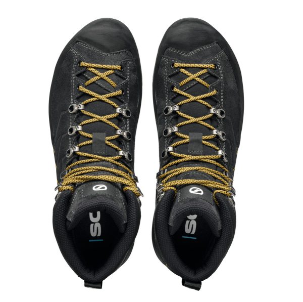 Scarpa Mescalito Trk Gore-Tex Dark Anthracite Mustard Bocanci Drumetie Barbati - imagine 7