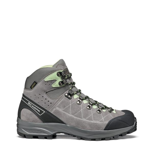 Scarpa Kailash Trek Gore-Tex Wmn Midgray Smoke Pastel Green Ghete Drumetie Femei - imagine 2