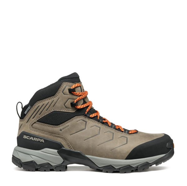 Scarpa Moraine Mid Pro Gore-Tex Fossil Brown Ghete Drumetie Barbati - imagine 3
