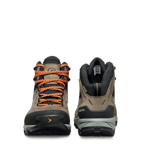Scarpa Moraine Mid Pro Gore-Tex Fossil Brown Ghete Drumetie Barbati - imagine 5