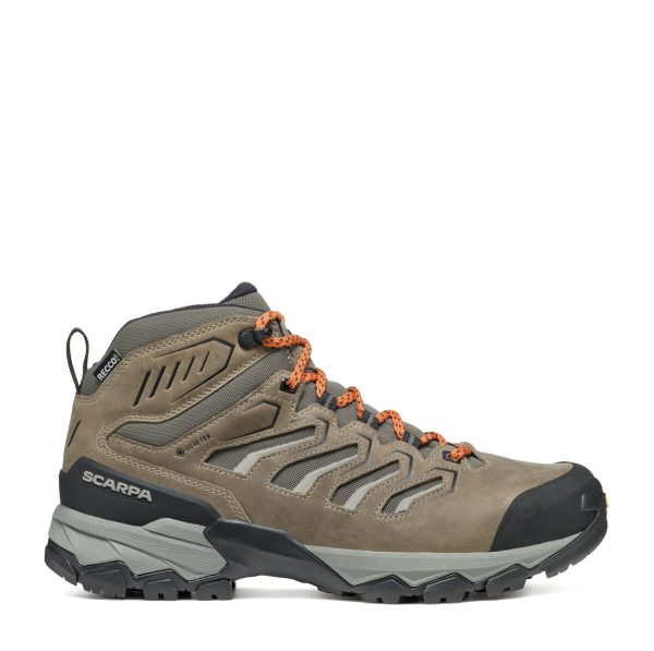 Scarpa Moraine Mid Gore-Tex Fossile Brown Ghete Drumetie Barbati - imagine 3