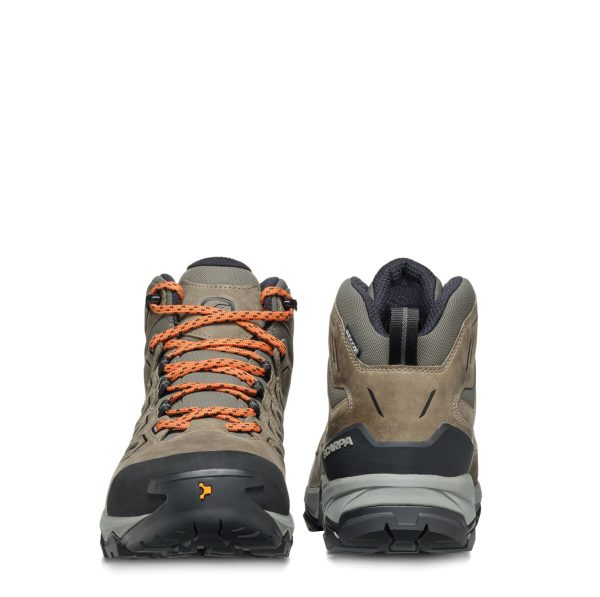 Scarpa Moraine Mid Gore-Tex Fossile Brown Ghete Drumetie Barbati - imagine 5