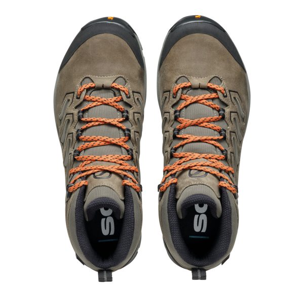Scarpa Moraine Mid Gore-Tex Fossile Brown Ghete Drumetie Barbati - imagine 6