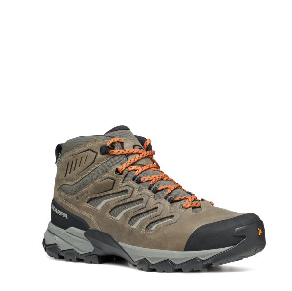 Scarpa Moraine Mid Gore-Tex Fossile Brown Ghete Drumetie Barbati