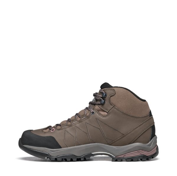 Scarpa Moraine Plus Mid Gore-Tex Wmn Charcoal Dark Plum Ghete Drumetie Femei - imagine 4