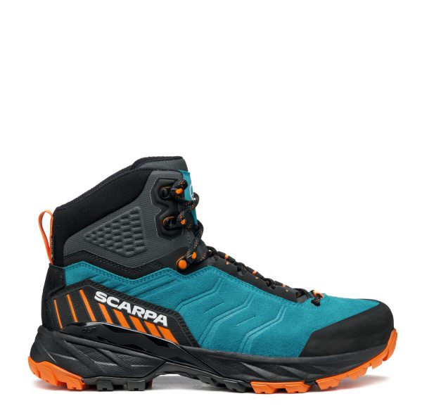 Scarpa Rush Trk Gore-Tex Pagoda Blue Mango Bocanci Drumetie Femei - imagine 2