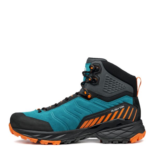 Scarpa Rush Trk Gore-Tex Pagoda Blue Mango Bocanci Drumetie Femei - imagine 3