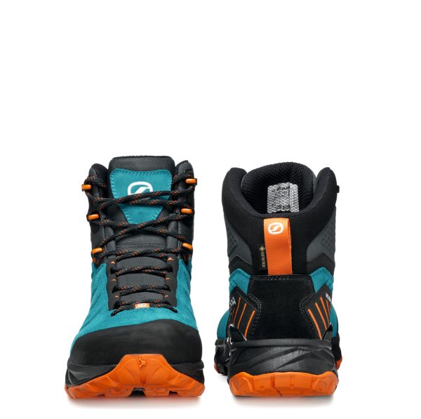 Scarpa Rush Trk Gore-Tex Pagoda Blue Mango Bocanci Drumetie Femei - imagine 4