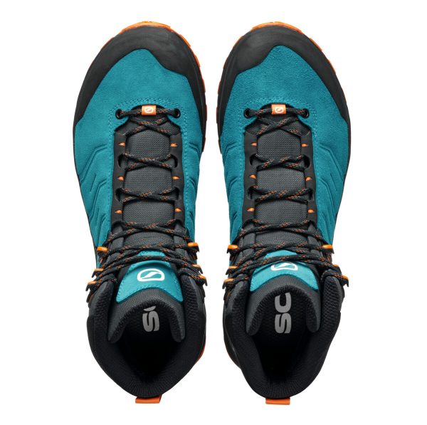 Scarpa Rush Trk Gore-Tex Pagoda Blue Mango Bocanci Drumetie Femei - imagine 6