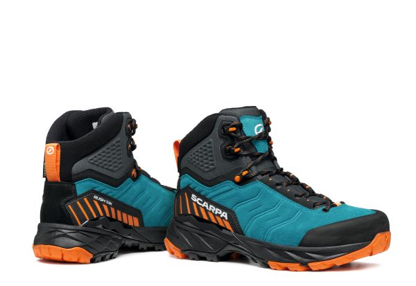 Scarpa Rush Trk Gore-Tex Pagoda Blue Mango Bocanci Drumetie Femei - imagine 7