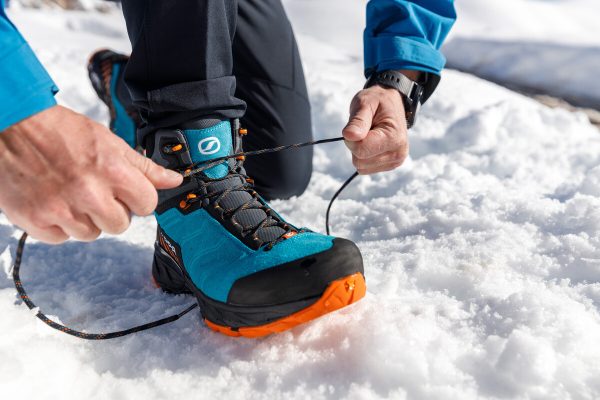 Scarpa Rush Trk Gore-Tex Pagoda Blue Mango Bocanci Drumetie Femei - imagine 9