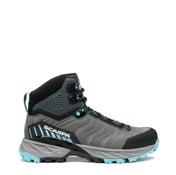 Scarpa Rush Trk Gore-Tex Wmn Midgray Aqua Bocanci Drumetie Femei - imagine 2
