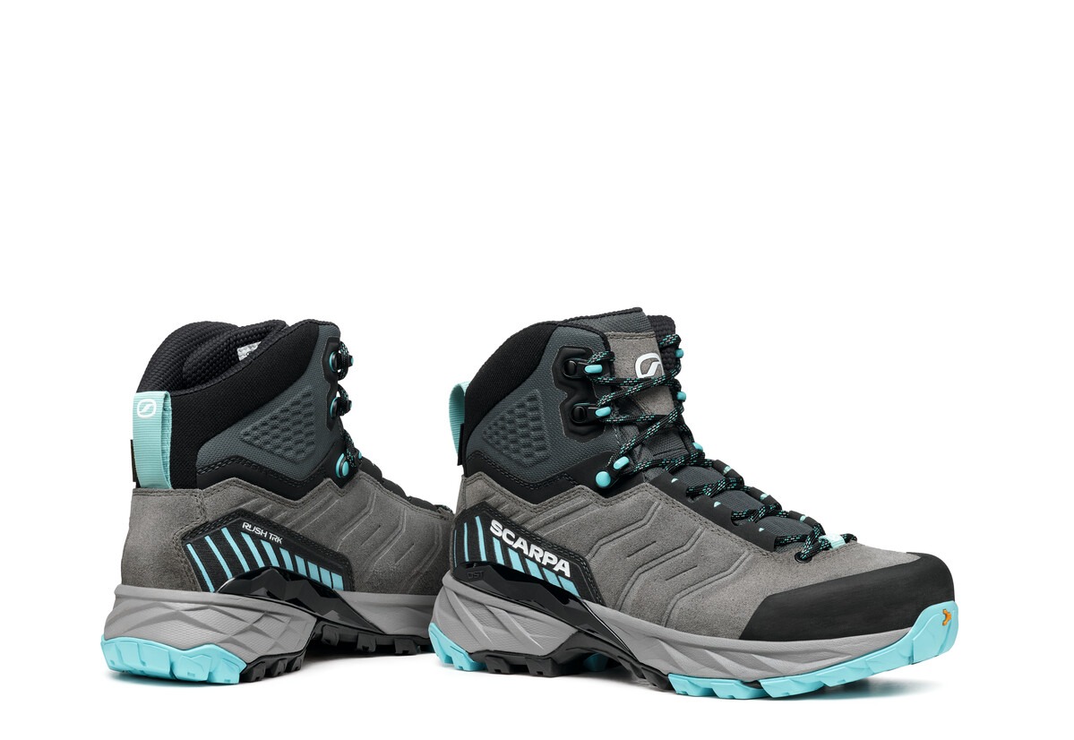 Scarpa Rush Trk Gore-Tex Wmn Midgray Aqua Bocanci Drumetie Femei - imagine 7