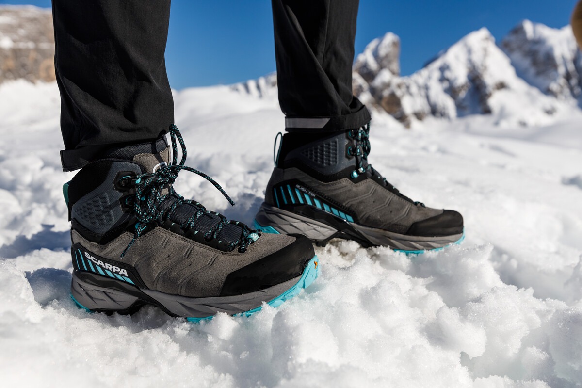 Scarpa Rush Trk Gore-Tex Wmn Midgray Aqua Bocanci Drumetie Femei - imagine 8