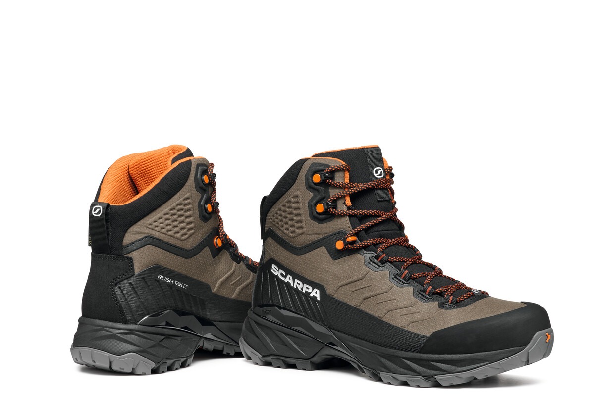 Scarpa Rush Trk Lt Gore-Tex Mud Burnt Orange Bocanci Drumetie Barbati - imagine 6