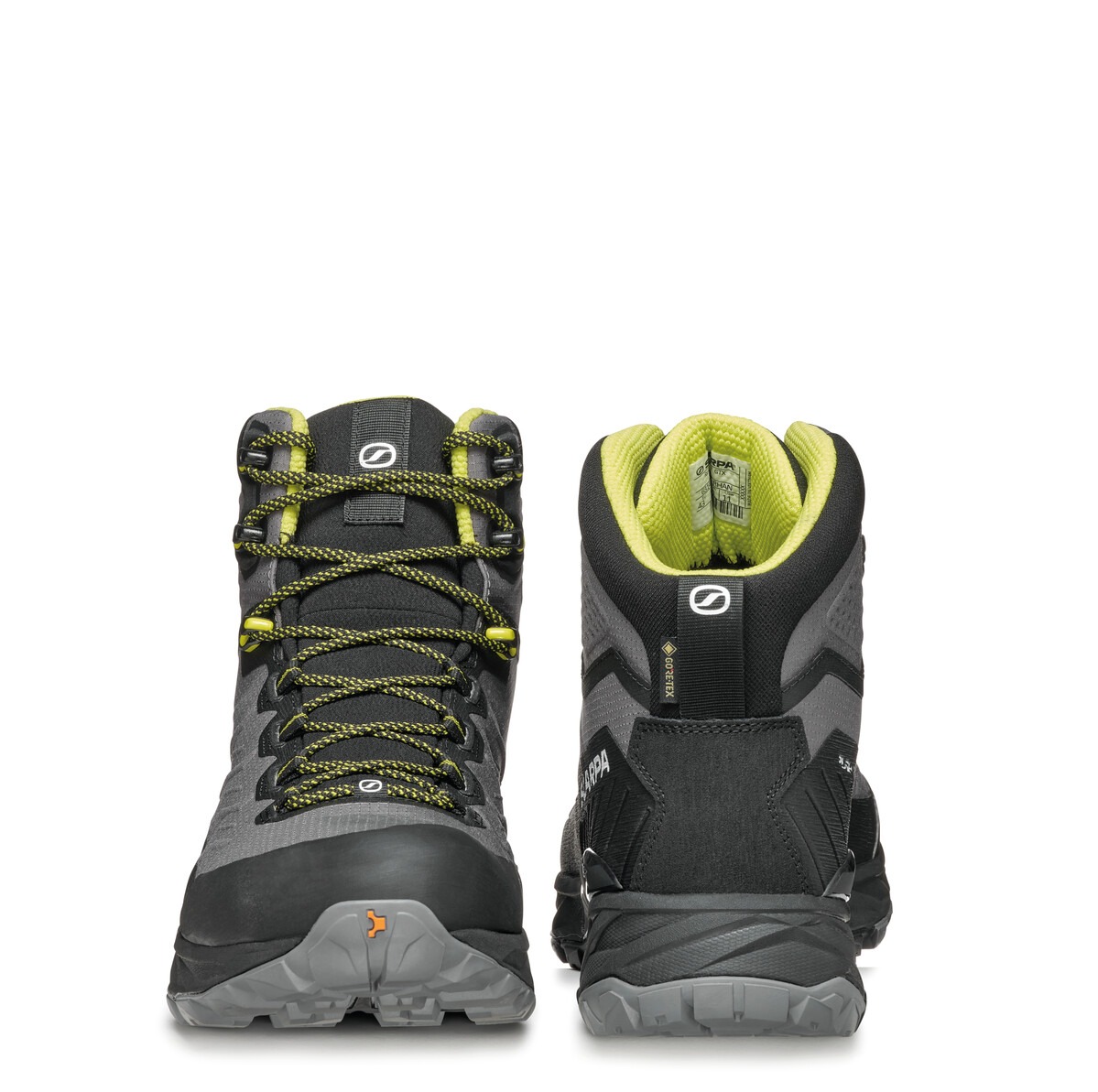 Scarpa Rush Trk Lt Gore-Tex Gray Lime Bocanci Drumetie Barbati - imagine 4