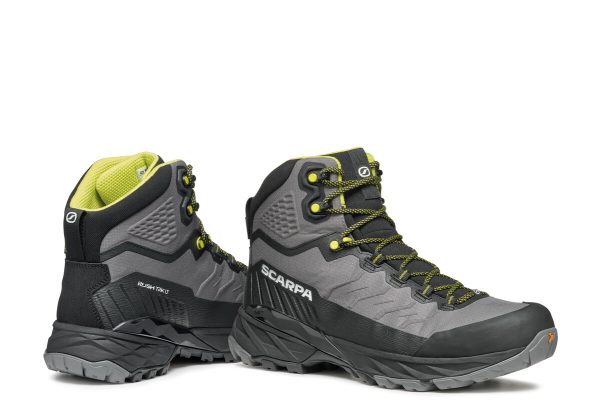 Scarpa Rush Trk Lt Gore-Tex Gray Lime Bocanci Drumetie Femei - imagine 7