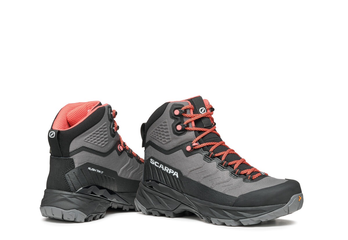 Scarpa Rush Trk Lt Gore-Tex Wmn Gray Coral Bocanci Drumetie Femei - imagine 7