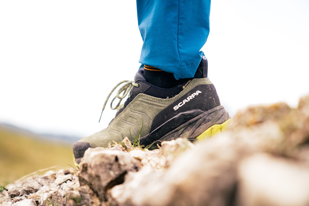 Scarpa Rush Trail Gore-Tex Titanium Lime Pantofi Drumetie Barbati - imagine 8