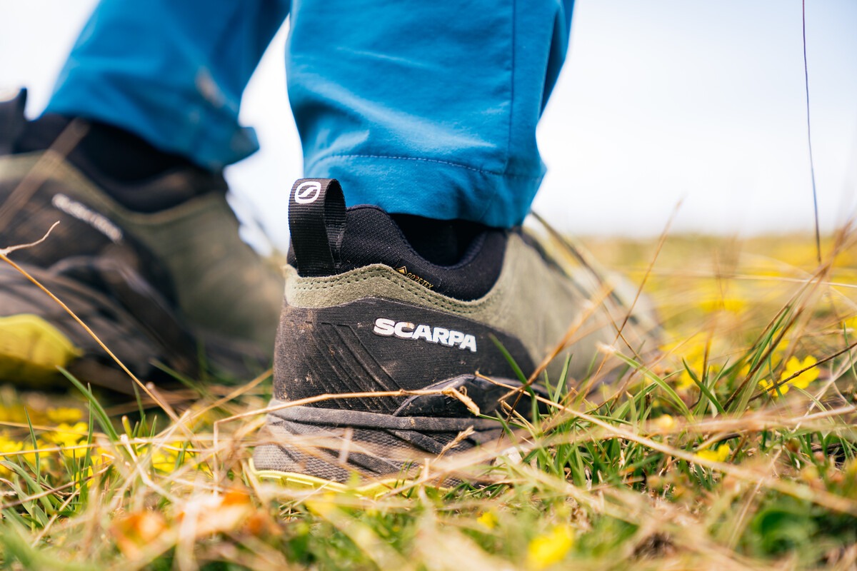 Scarpa Rush Trail Gore-Tex Titanium Lime Pantofi Drumetie Barbati - imagine 10