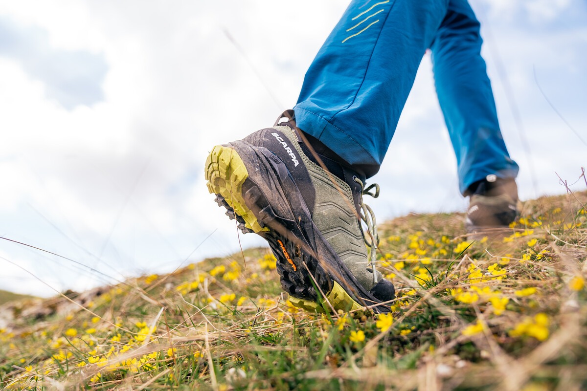 Scarpa Rush Trail Gore-Tex Titanium Lime Pantofi Drumetie Barbati - imagine 11