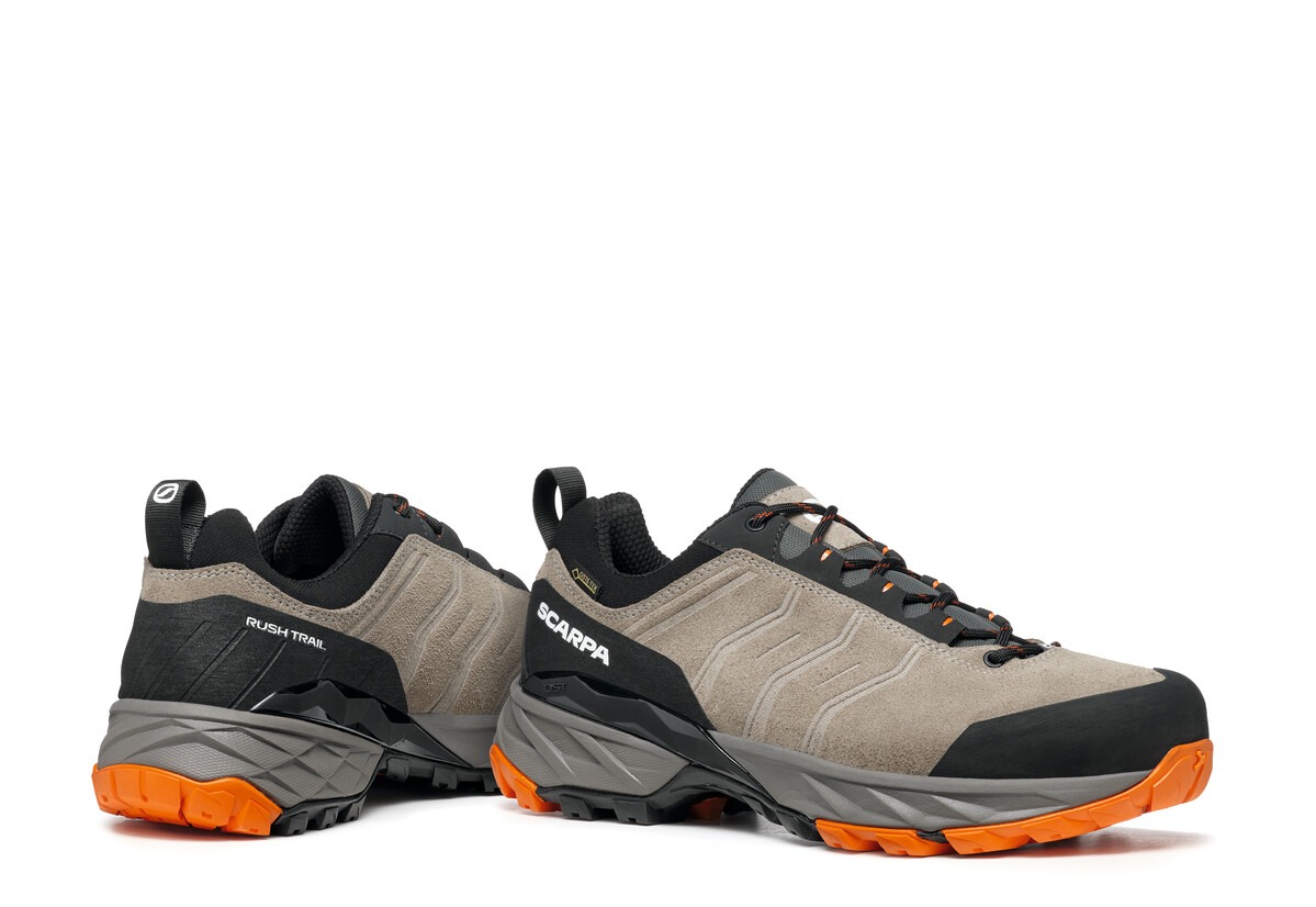 Scarpa Rush Trail Gore-Tex Taupe Mango Pantofi Drumetie Barbati - imagine 6