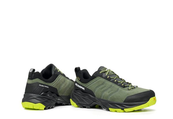Scarpa Rush Trail Gore-Tex Wmn Birch Sunny Lime Pantofi Drumetie Femei - imagine 6
